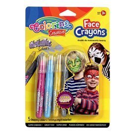 Face crayons 12 colours Colorino Kids 32650PTR