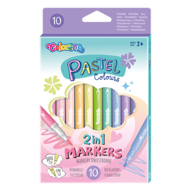 Glitter markers 6 colours Colorino Kids 65641PTR