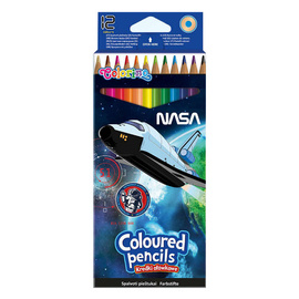 Hexagonal coloured pencils 12 colours Colorino Kids 14687PTR/1