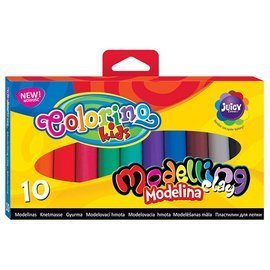 Modeling clay 10 colours Colorino Kids 42741PTR