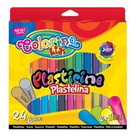 Plasticine round 12 colours Colorino Kids 42642PTR