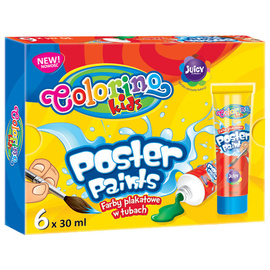 Poster paints 20 ml 12 colours Colorino Kids 13239PTR/1