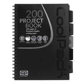 Spiral note book A4 Coolpack Black 94108CP