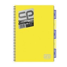 Spiral note book A4 Coolpack Yellow Neon 52047CP No. 52047PTR