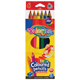 Triangular coloured pencils JUMBO 12 colours