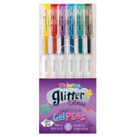 Triangular glitter pens 12 colors Colorino Kids 32469PTR