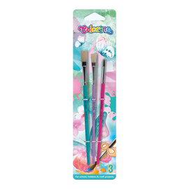 Wooden paint brushes 3 pcs. Colorino Kids 13741PTR/1