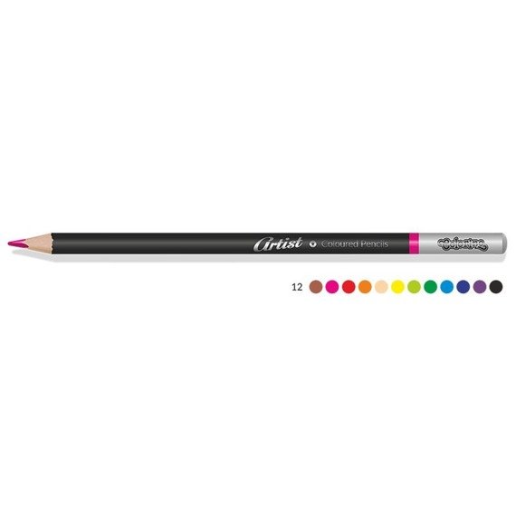 Artist Coloured pencils 12 colours Colorino Kids 65498PTR