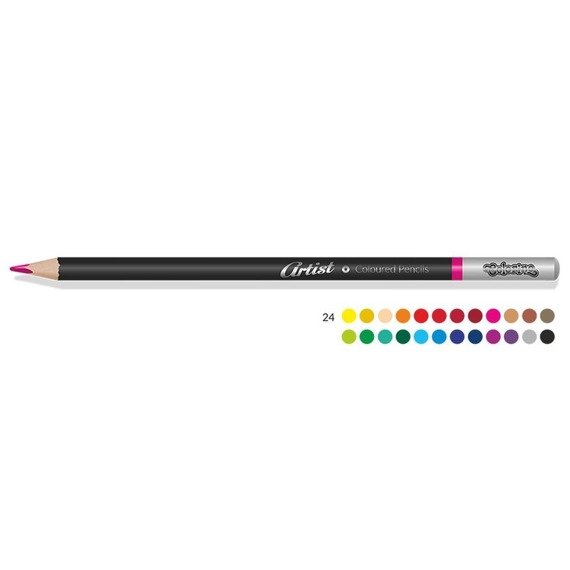 Artist Coloured pencils 24 colours Colorino Kids 65221PTR