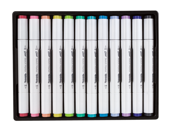 Artist Sketch markers 12 colours Colorino Kids 92470PTR