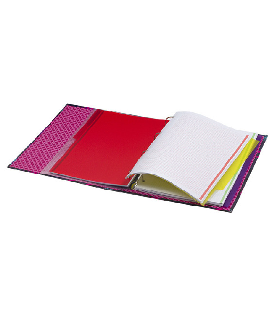 Binder A4 Coolpack Ring Book Crazy Pink Abstract 87858CP nr A295