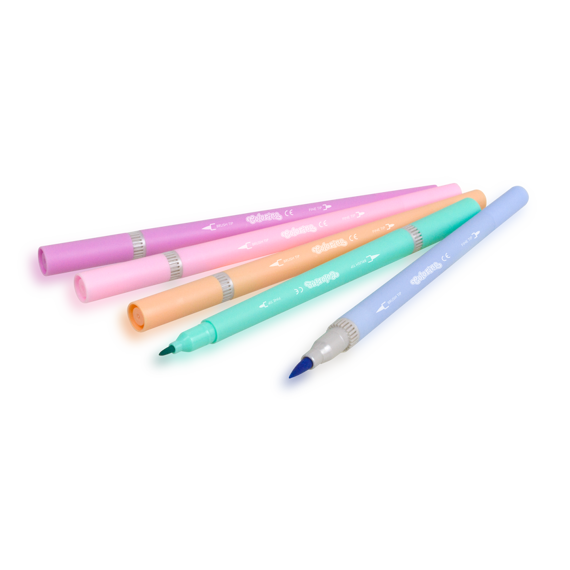 Glitter markers 6 colours Colorino Kids 65641PTR