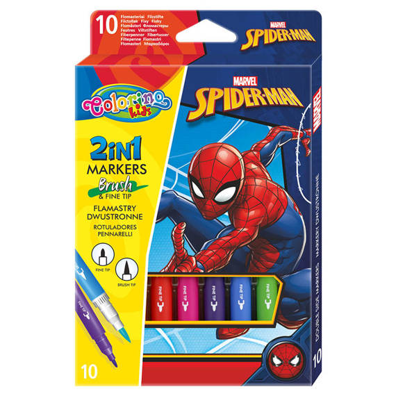 Glitter markers 6 colours Colorino Kids 65641PTR