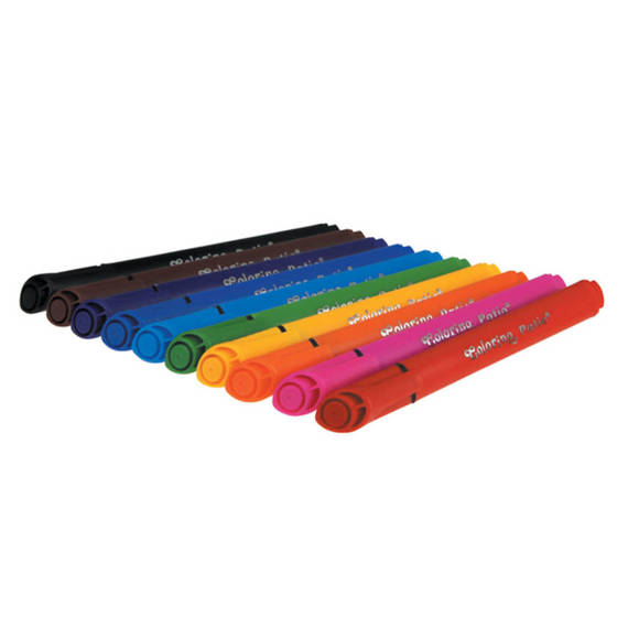 Jumbo Conical tip markers 8 colours Colorino Kids 32131PTR