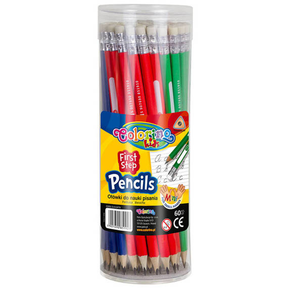 Pencils with eraser 12 pcs. Colorino Kids 39514PTR/1