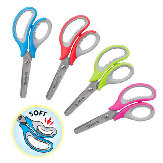 Plastic scissors Octopus Colorino Kids 37275PTR