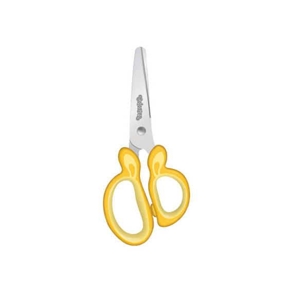 Scissors with rubber handle 12,5 cm Colorino Kids 38645PTR