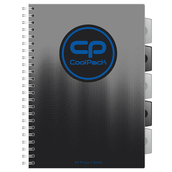 Spiral note book A4 Coolpack Black 94108CP