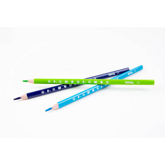 Triangular coloured pencils 12 colours Colorino Kids 51828PTR