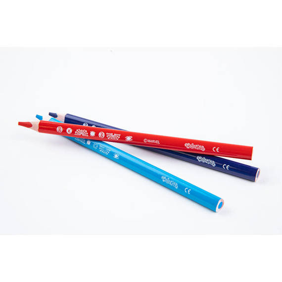 Triangular coloured pencils JUMBO 12 colours