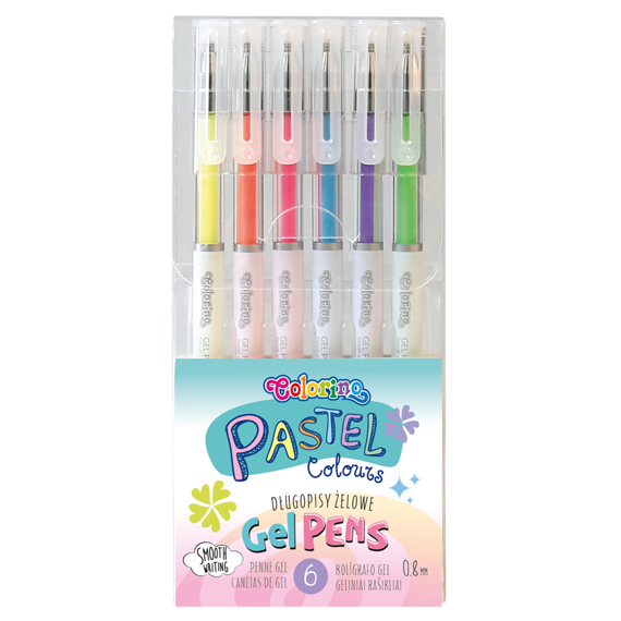 Triangular glitter pens 12 colors Colorino Kids 32469PTR