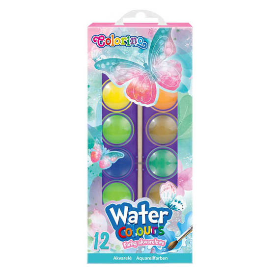 Water colours big tablets 28 colours Colorino Kids 67317PTR