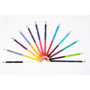 Double ended triangular coloured pencils 12 pcs. / 24 colours Colorino Kids 33046PTR