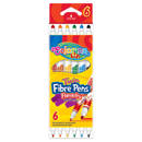 Junior Fibre pens 6 colours Colorino Kids 34593PTR