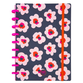 Kołozeszyt B5 z gumką Coolpack Flores Nina 97622PTR