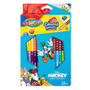 Double ended triangular coloured pencils 12 pcs. / 24 colours Colorino Kids 33046PTR