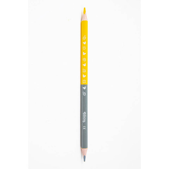 Double ended triangular coloured pencils 12 pcs. / 24 colours Colorino Kids 33046PTR