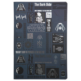 Zeszyt A5 w kratkę Coolpack Disney 100 Black Collection Star Wars 60978PTR