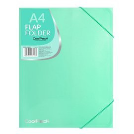 Teczka A4 z gumką Colorino Pastel Green 81483CP