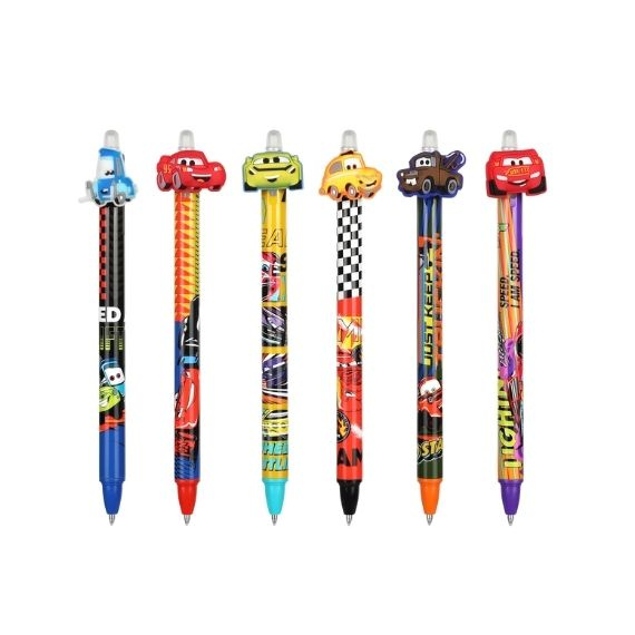Długopis automatyczny wymazywalny Czerwony Colorino Disney Auta 78263PTR_RED