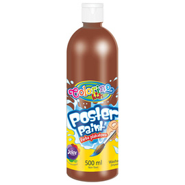 Farba plakatowa 500 ml Brązowa Colorino 14984PTR