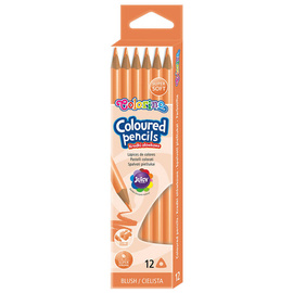 Kredki ołówkowe trójkątne cieliste 12 szt. Colorino Kids 86571PTR