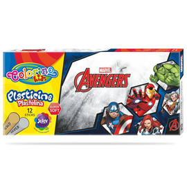 Plastelina 12 kol. Avengers Colorino Disney 91437PTR