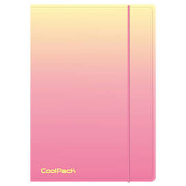 Teczka A4 z gumką Colorino Gradient Peach 03722CP