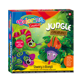 Zestaw piankowy EVA – Stwory z dżungli  Colorino Kids 36766PTR