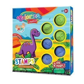 Zestaw stempelków DINO 6 szt  Colorino Kids 36681PTR