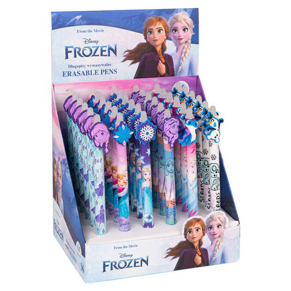 Długopis automatyczny wymazywalny Frozen Colorino Disney Core śnieżynka 53703PTR_SNIEZKA