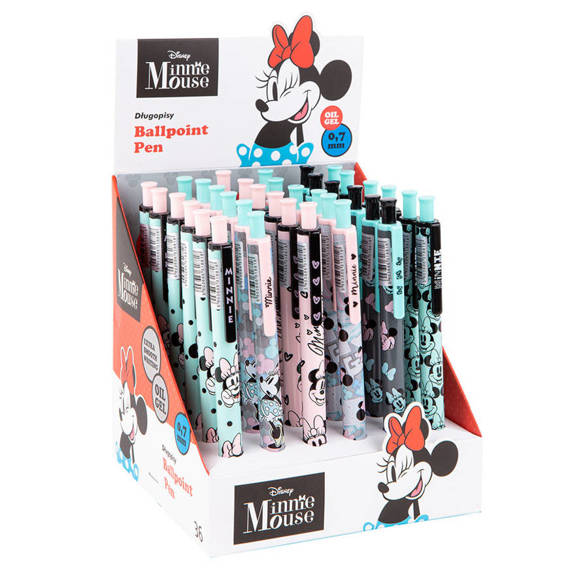 Długopis automatyczny żelowy Colorino Disney Minnie Mouse 18818PTR_PASTEL