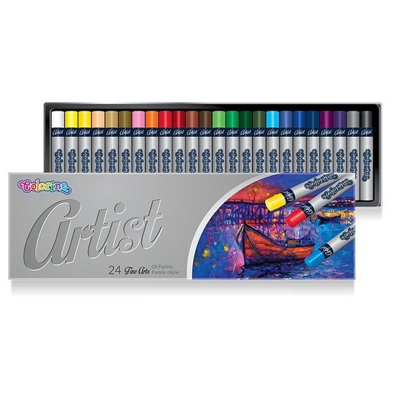 Pastele olejne Artist 24 kol. Colorino Kids 65719PTR