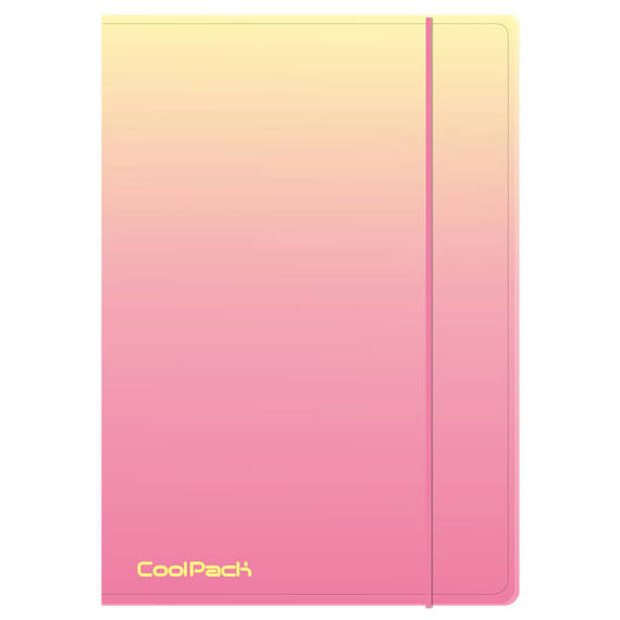 Teczka A4 z gumką Colorino Gradient Peach 03722CP