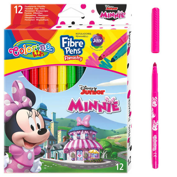 Zestaw Colorino Disney Minnie Mouse- Plastelina, kredki ołówkowe, flamastry i farby plakatowe