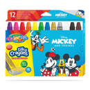 Kredki  wykręcane żelowe w sztyfcie 12 kol. Mickey Mouse Colorino Disney 89946PTR